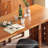 Brown Rectangular Solid Wood Dining Table-59704199
