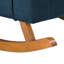 Chaise berçante capitonnée en tissu-63161930