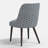 Clare Dining Chair In Delphine Slate-124919312