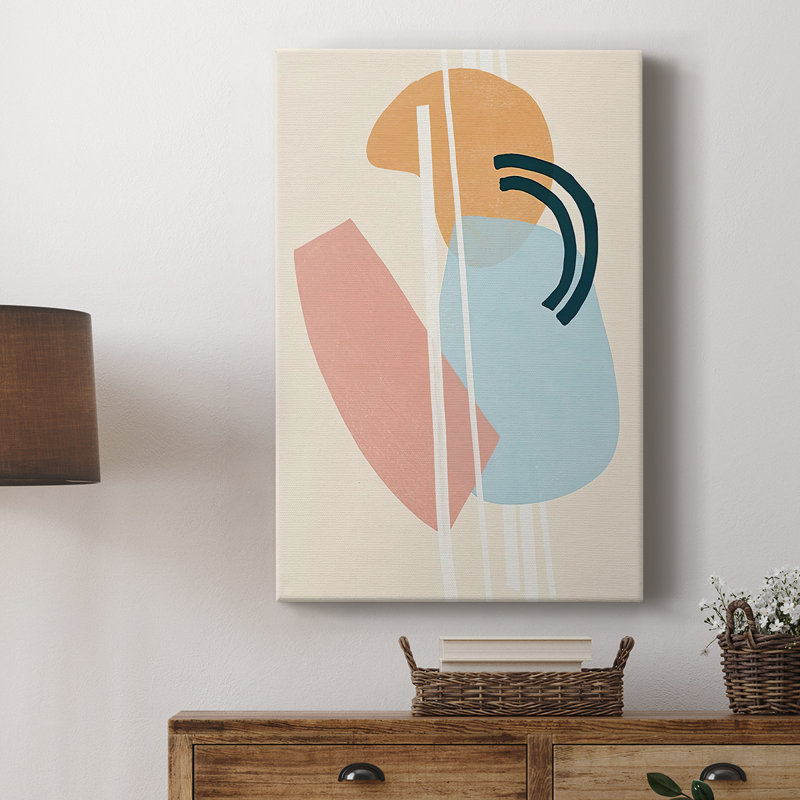 Memphis Symphony I -Gallery Wraraped Cavas, H 27 po x l 18 po