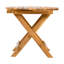 Table pliable et réglable, bois avec finition, capacité de poids élevée, entretien facile