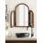Amoli Mango Wood Arched Tri-Fold Mirror