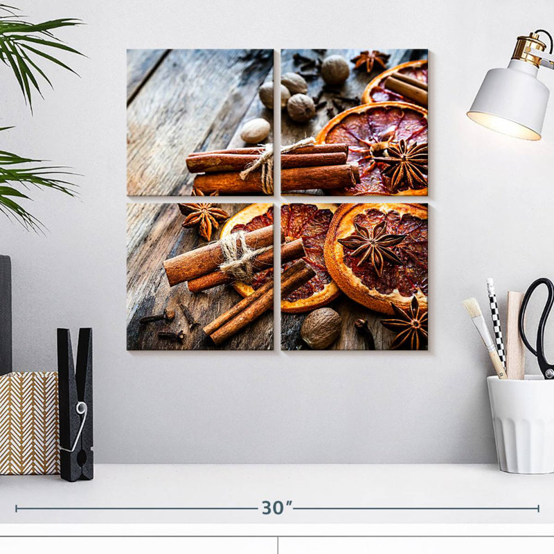 Yarlin Oranges And Spices, 18" H x 18" W