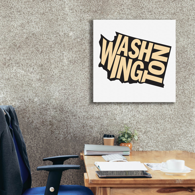 «Washington 2» par Art Licensing Studio, art mural sur toile, H 26 po x l 26 po x P 1,5 po