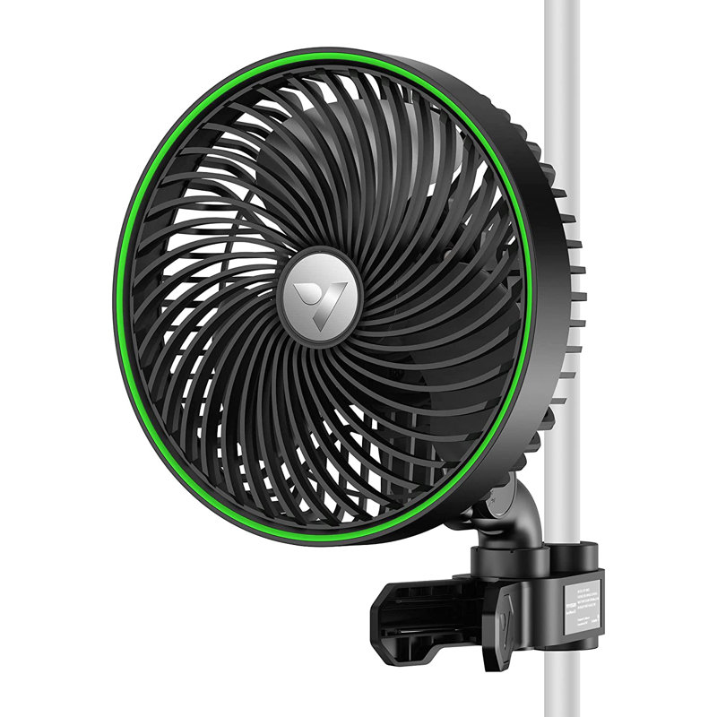 Ventilateur à pince 9,88 ", Noir