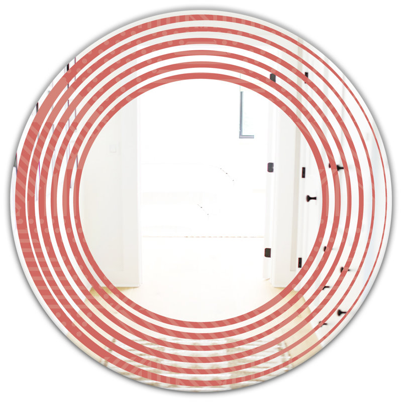 Miroir mural Wave, H 24 po x l 24 po