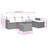 Vidaxl Garden Sofa Set  PE Rattan Large Modular Garden Sofa Set