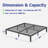 12"H Metal Platform Bed Frames, No Box Spring Need-1352221636-1345619421