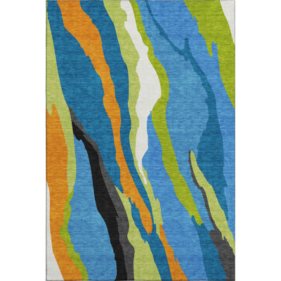 Premium Machine Washable Cossette AMF1047 Waves Rug