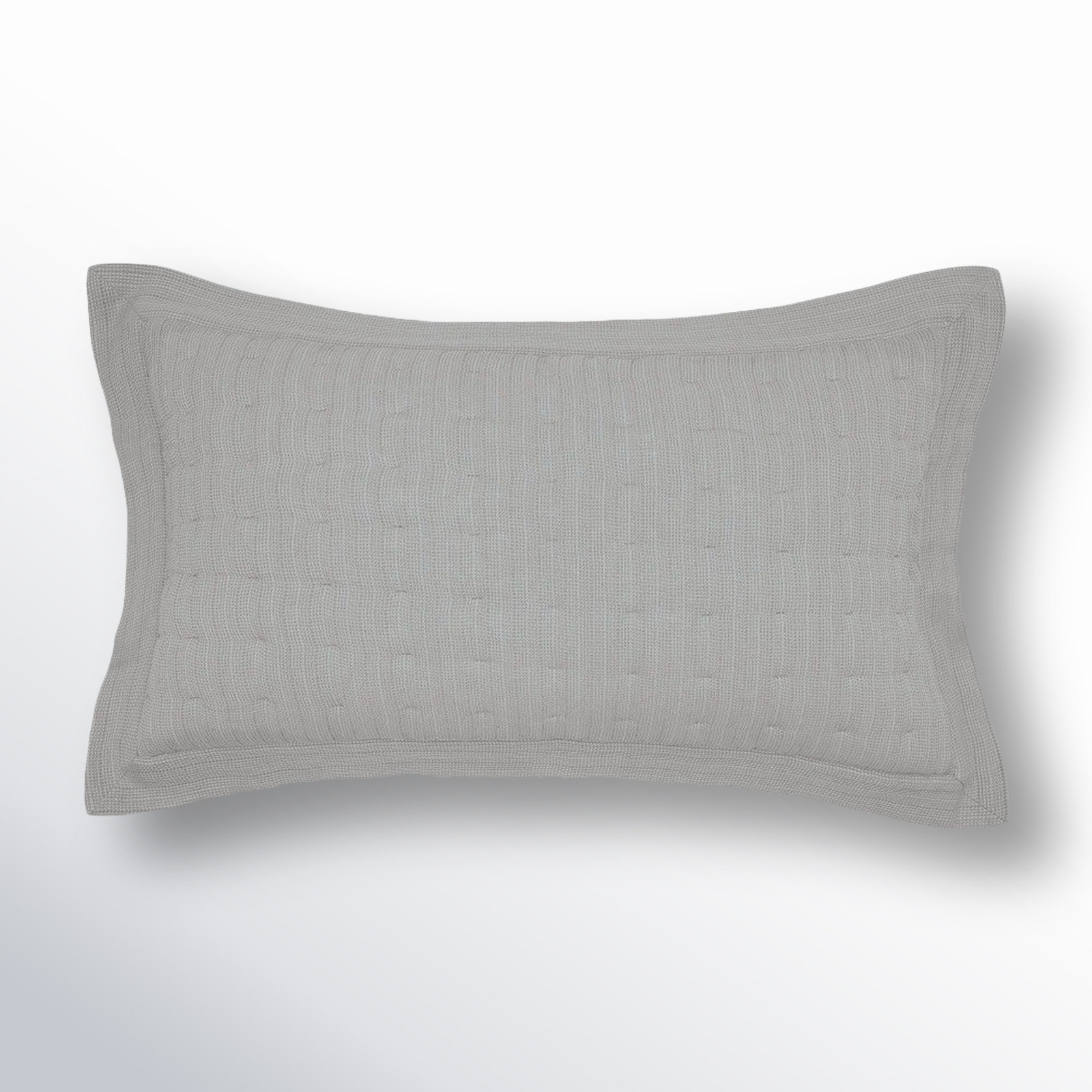 Natasha 100% Cotton Envelope Sham, Standard/Twin, Shale