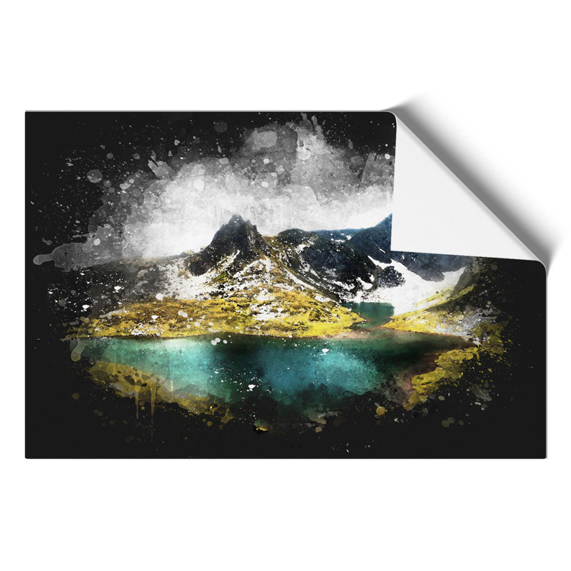Seven Rila Lakes In Bulgaria - No Frame Print, 21cm H x 30cm W x 0.1cm D