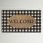 Tapis d'extérieur Malcom Buffalo Check Welcome