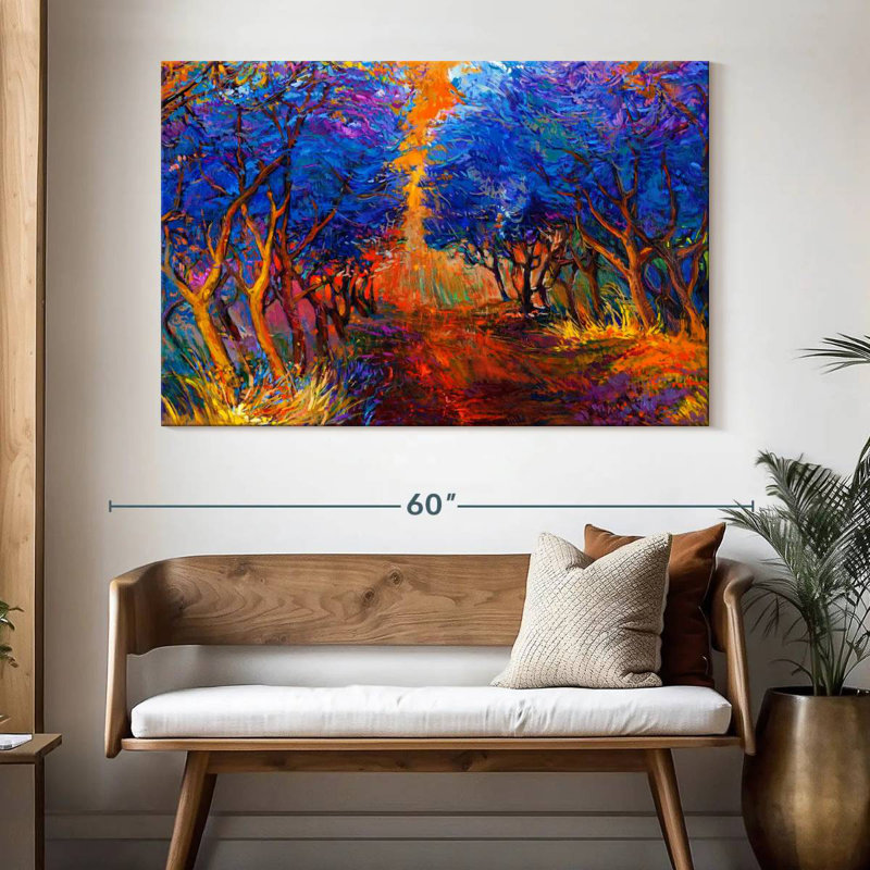 Forêt bleue d'Alvord, H 34 po x l 51 po