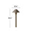 Hardy Island Brown Low Voltage Pathway Light-2135683346