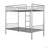 Twin Over Twin Metal Bunk Bed (Bed)-1404956947