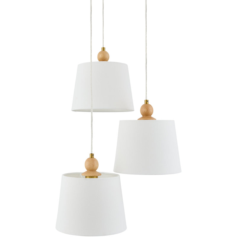 Myoshia 3 - Light Chandelier, White