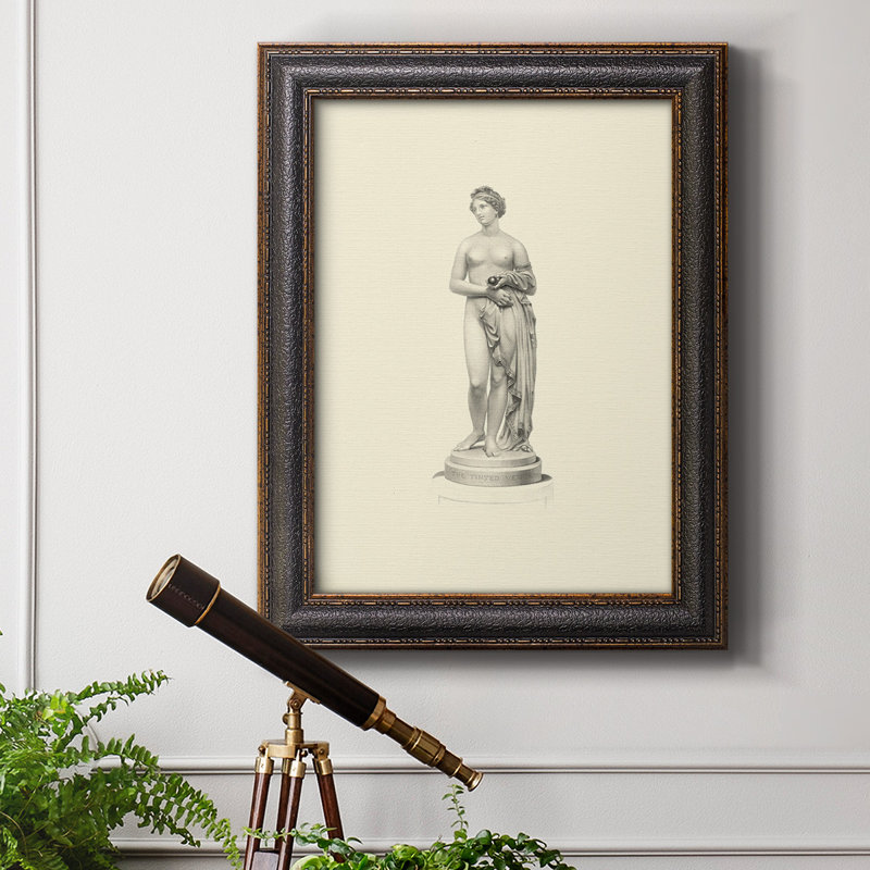 Classical Statuary I, toile encadrée de qualité supérieure - prête à être accrochée, H 20 po x l 16 po x P 2,5 po