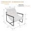 Chaise d'appoint moderne en velours côtelé avec structure en métal-1172803934