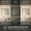 Miroir de salle de bain Mango Tile 24 X 32
