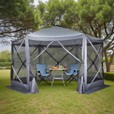 12 pi. X 12 pi Tente de camping d'extérieur escamotable