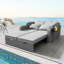 130cm Wide Straight Steel Patio Daybed-1190970617