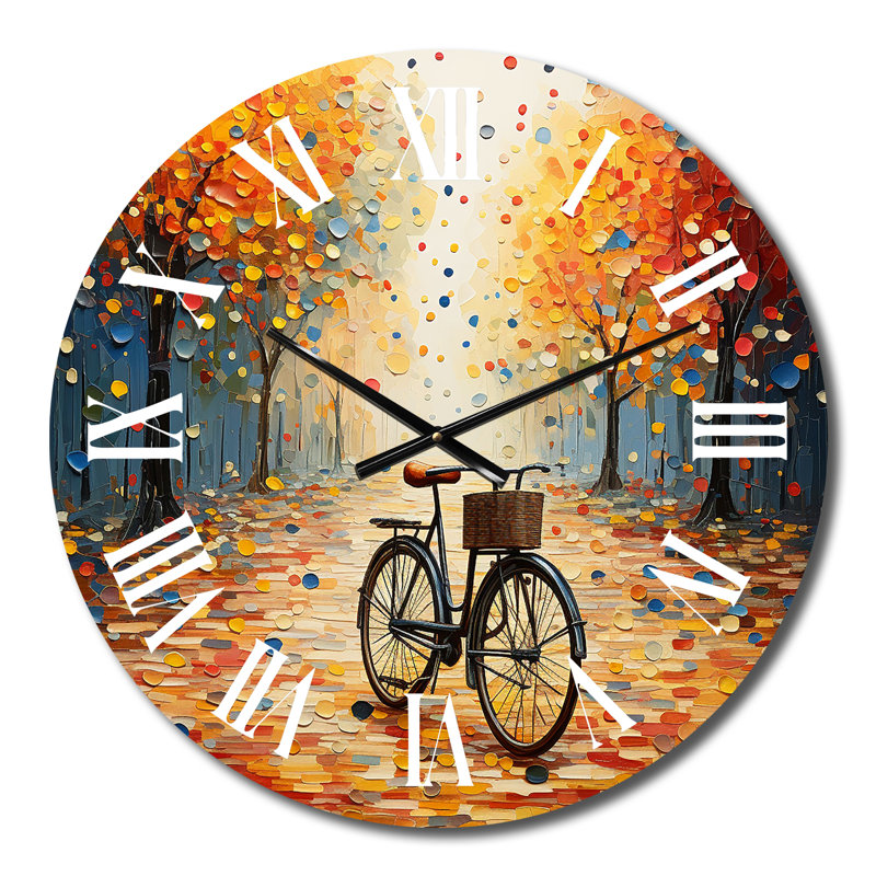 Horloge murale en métal, Moyenne