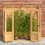 6.5 Ft W x 2 Ft D Lean-to Holme Greenhouse