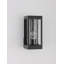 Dark Grey Outdoor Armed Sconce