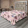 Ambesonne, drap plat floral pivoines, art botanique printanier