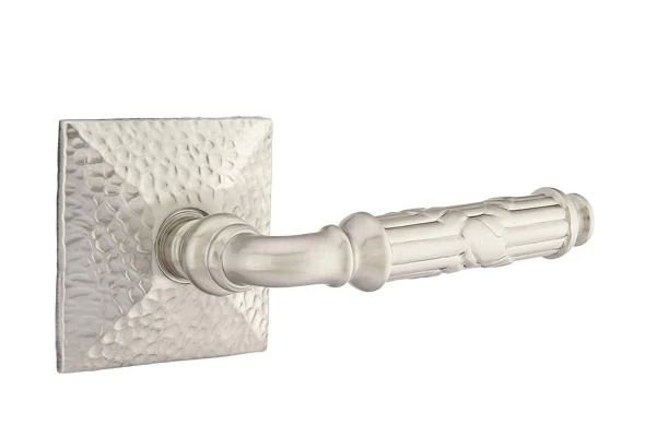 Privacy Door Lever with Square Rosette
