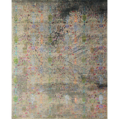 Area Rug in Brown