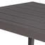  Table de salle à manger en aluminium Polanco