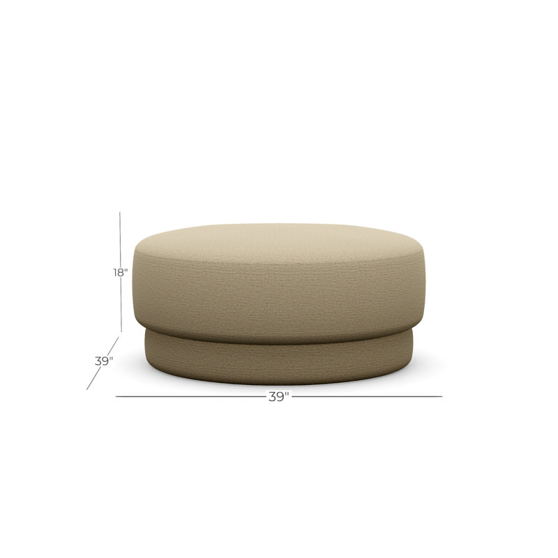 Cremini Large Ottoman, Sugar Shack 120503