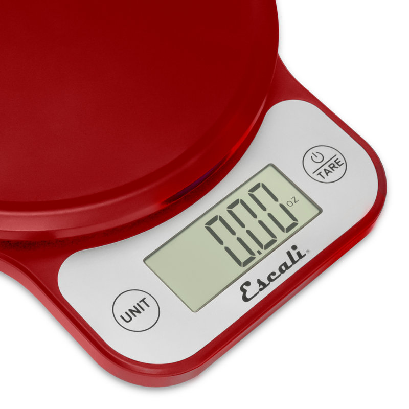 Escali Telero Digital Scale, Red