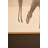  Wood Framed Canvas Painting Two Horses With Sun Decorative Wall Accent For Home Decor Natural Finish
