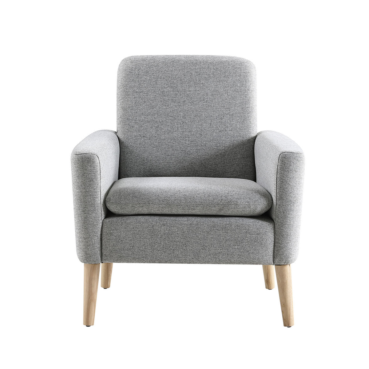 Cristyle 29'' Wide Upholstered Linen Arm Accent Chair