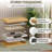 Modern Scalloped Corner Rectangle Bathroom Vanity Mirror | Stainless Steel Frame-451918187-466854866