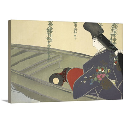 Reproduction d’art sur toile, « Asazuma-bune » par Kamisaka sekka