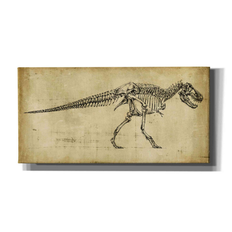 «Tyrannosaurus Rex Study» par Ethan Harper, art mural sur toile, H 20 po x l 40 po x P 1,5 po