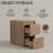 96" Floating Double Bathroom Vanity with Ceramic Sink and Handle-Free Design-126172227