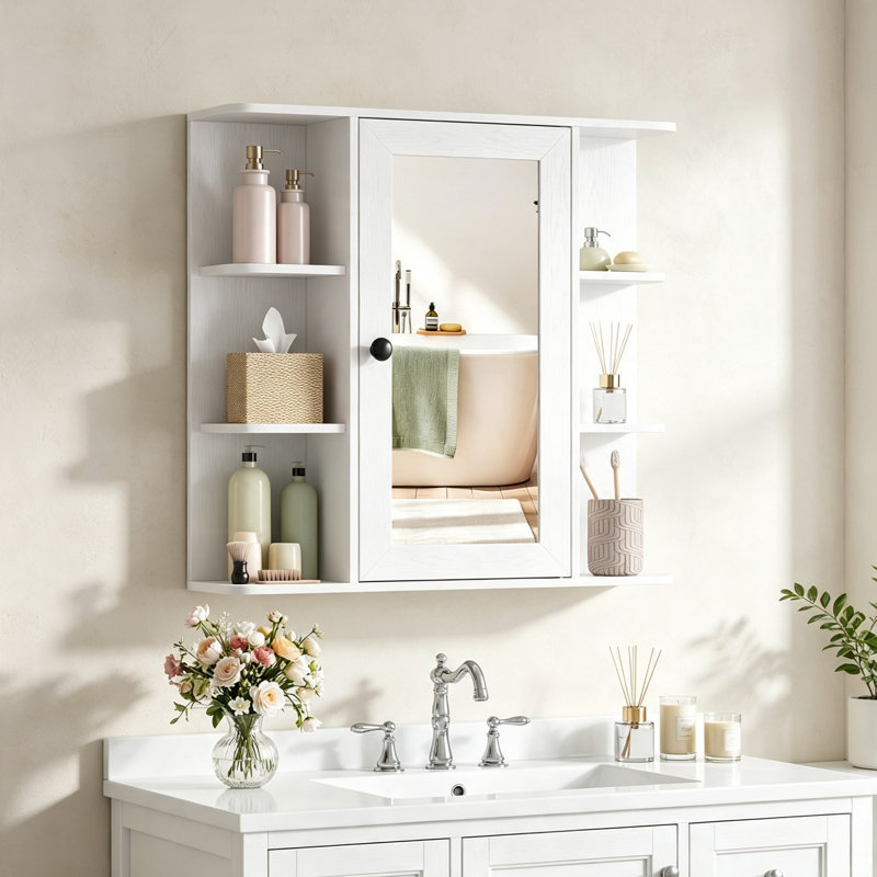 Bathroom Cabinet, White