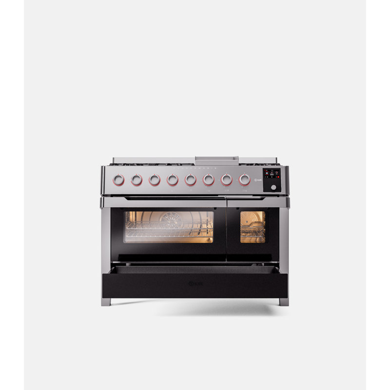 ILVE Panoramagic 48 in Dual Fuel Range, Liquid Propane