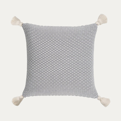 Ella Square Cotton Pillow Cover and Insert