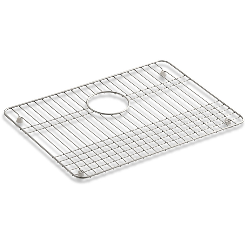 Stainless Steel Sink Rack, 19-1/2" x 14" for Iron/Tones Kitchen Sinks, Biscuit