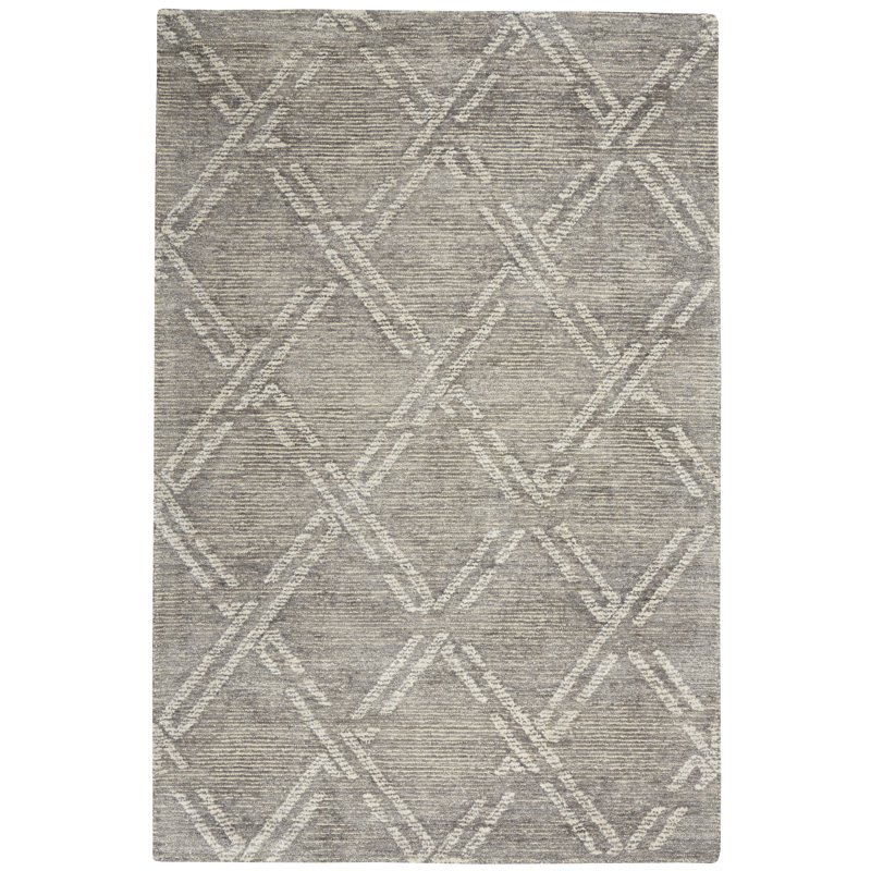 Geometric Indoor Rug, Rectangle 3'9" x 5'9"
