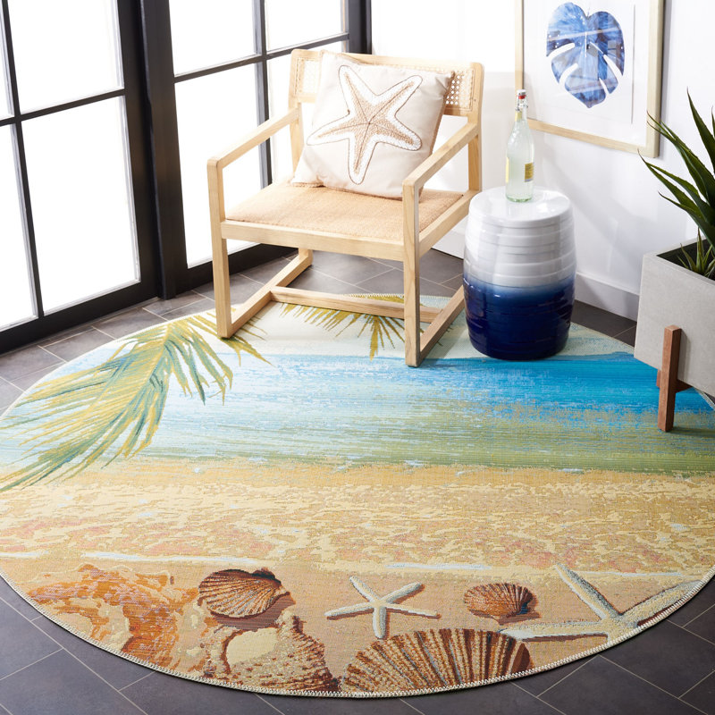 Tapis d'intérieur / extérieur Kentish 500 Performance, Rond 5 pi 3 po