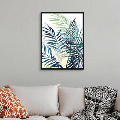 «Twilight Palms I», art mural sur toile