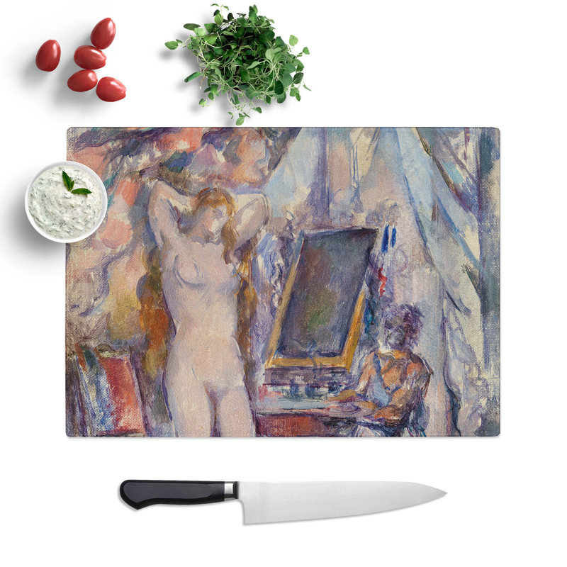 The Toilette by Paul Cezanne Chopping Board, 0.4cm H x 20cm W x 28.5cm L