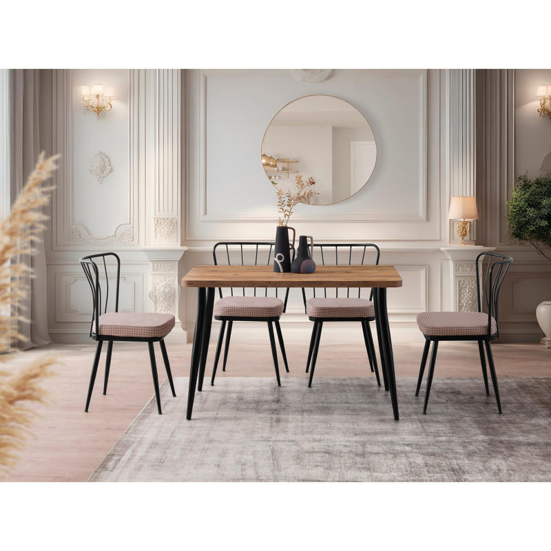 Ferro Beech Dining Table, Atlantic Pine