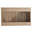 Meuble-lavabo contemporain 42 po avec lavabo en résine et armoire d'appoint 42 po-333541602